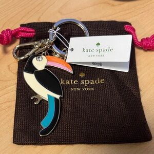 Kate Spade Colorful Toucan Keychain
